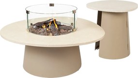 4 Seasons Puglia loungeset 5-delig - latte incl sfeerhaard