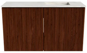 Mondiaz Joya DLux 70cm toiletmeubel ruby met wastafel faye rechts zonder kraangat ostra