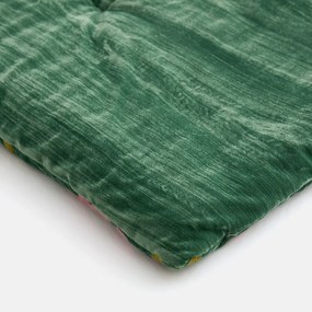 Geborduurde zitmatras in fluweel, IZILD