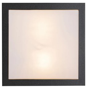 Moderne buiten wandlamp zwart 2-lichts IP44 - Jeffrey