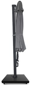 Zweefparasol  3.5m S2 Excellent (excl. voet) Grijs-antraciet Camello Luna
