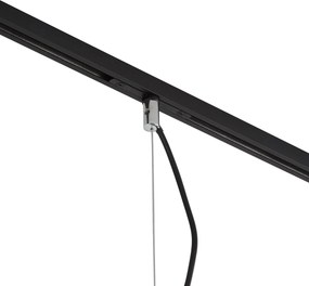 Design hanglamp chroom voor railsysteem 1-fase - Slimline Sara