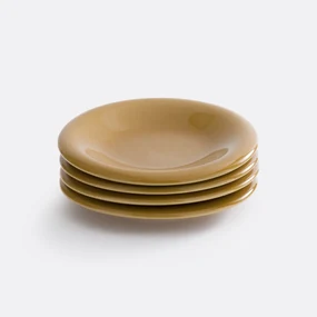 Set van 4 dessertborden, geglazuurd aardewerk Toria