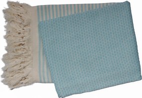 Hamamdoek – wafel honingraat – 100×200 – aqua