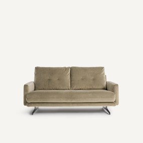 2-zitsbank in linnen fluweel, DELICATO