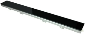 Mueller Glasrooster zwart 90x7 tbv RVS douchegoot