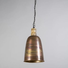 Vintage hanglamp koper met goud - Burn