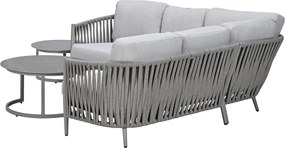 Garden Impressions Devin loungeset hoek 5-delig - Monte Carlo loungetafels