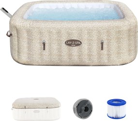 Lay-Z-Spa Airjet Rome 7 - model 2025 met Maxhold EnergySense Ultra Fit Smart - tot 7 personen - 201x201cm