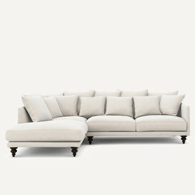 Chenille fluwelen hoekbank, Lazare