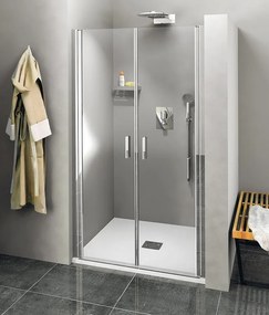 Polysan Zoom Line pendeldeur 120cm chroom