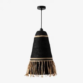 Zoe Hanglamp Plafond Zwart & Zwarte Ø30 Cm - ?55 Cm Zoe - Sklum