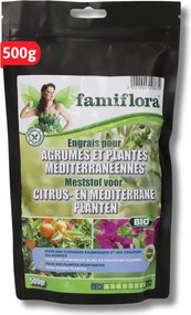 Famiflora meststof voor citrus en mediterrane planten - 500 g - bio
