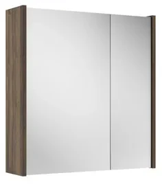 Adema Prime Spiegelkast - 60x63x16cm - inclusief zijpanelen - noten (hout) SW1212815/SW812073