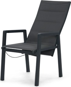 Tuinstoel Aluminium Grijs-antraciet Lifestyle Garden Furniture Essence   antracite
