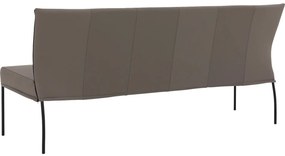 Goossens Eetkamerbank Funk, Zonder arm, 210 cm breed