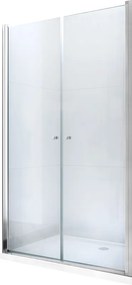 Mexen Texas scharnierende douchedeur 80 cm, transparant, chroom - 880-080-000-01-00