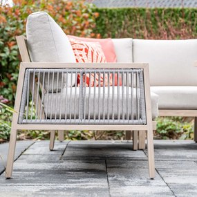 Garden Impressions San Capri lounge dining set 7-delig links - light oak look