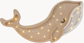 Handgemaakte LED-kinderlamp Whale met timerfunctie en afstandsbediening, dimbaar