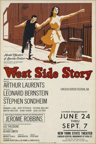 Kunstreproductie West Side Story, 1968 (Vintage Theatre Production), (26.7 x 40 cm)