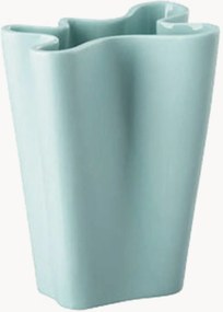 Porseleinen mini vaas Flux Mint, H 9 cm