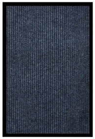 vidaXL Deurmat 80x120 cm gestreept blauw