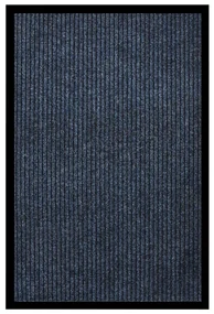 vidaXL Deurmat 80x120 cm gestreept blauw