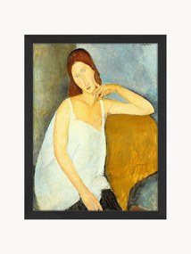 Ingelijste digitale print Lady Jeanne Hebuterne, By Amedeo Modigliani