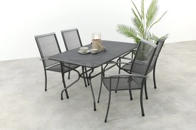 Royal Garden Balero stapelbare tuinset strekmetaal 160x90 cm.