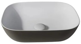 By Goof Waskom - opbouw - 46x12.2x34cm - Solid surface - Ovaal - Mat Moka JBS6379