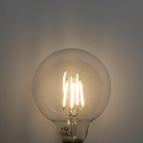 Set van 5 E27 3-staps dimbaar LED lamp G95 4W 450 lm 3000K