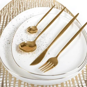 Bestekset Modern - Goud