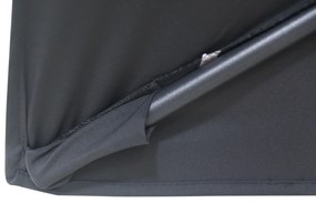 Camello Valerio Stokparasol Xm (excl.voet) Aluminium Grijs