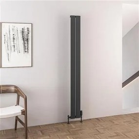 Eastbrook Malmesbury radiator 20x180cm aluminium 544W antraciet