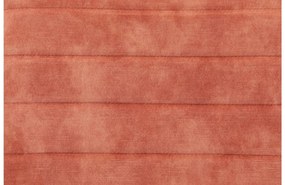 Goossens Eetkamerstoel Arco roze velvet stof met armleuning, elegant chic