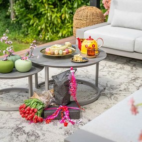 Garden Impressions Lizzy loungeset 5-delig - Monte Carlo loungetafels