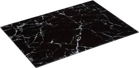 5Five Snijplank - Glas - 40 x 30 cm - Zwart Marmerlook