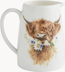Fine Bone China klein melkkan Posy Highland Cow, 125 ml