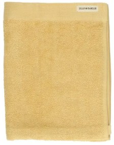 Handdoek, Recycled katoen, Korengeel, 50 x 100 cm