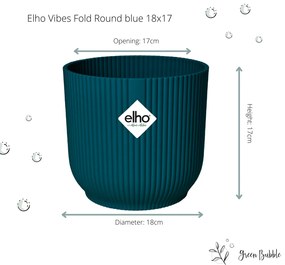 Pot elho Vibes Fold Round blauw
