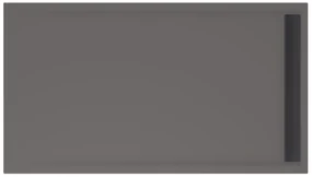 Xenz Easy-Tray douchebak 170x80x5cm antraciet