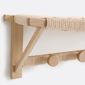 Wandkapstok in eikenhout, Kioto