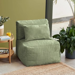 Noa Modulair Zitelement Corduroy - Saliegroen
