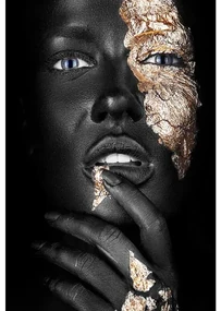 Goossens Schilderij Noir Goldest, 150 x 100 cm