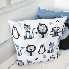 ANNI Design - Kussen Kinderkamer Olifant - Blauw