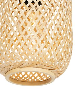 Oosterse vloerlamp bamboe - YvonneOosters E27 Binnenverlichting Lamp