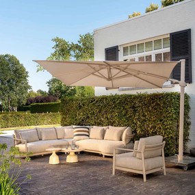 4 Seasons Mykonos loungebank 3-delig - latte