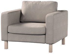 Dekoria IKEA hoes voor Karlstad 1-zit, beige-grijs