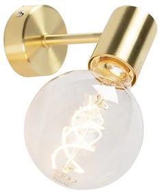 Smart Art Deco wandlamp goud incl. G95 WiFi lichtbron - Facil