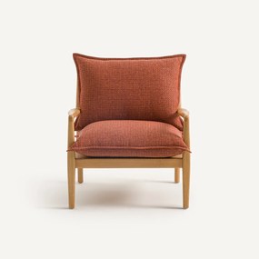 Kussens van getextureerd polypropyleen voor fauteuil Dilma